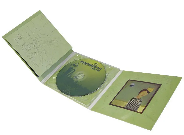  6 панель CD digipack бумага искусства обложка печать с высокое