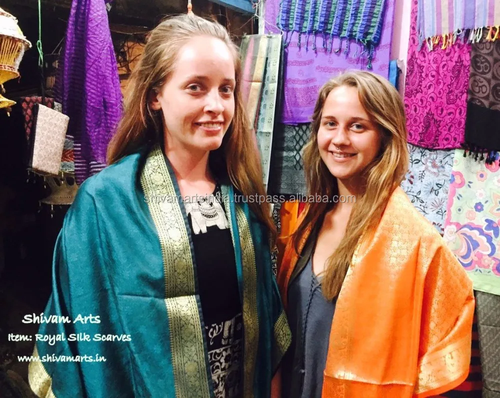 2017 best-selling stole shawl scarf fashion latest designs art silk shiny knitted