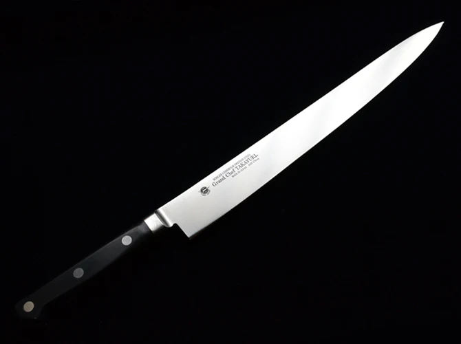 
No.1 Sharp and Tireless best chef knife in the world Kitchen Knife with with best sharpness made in Japan 