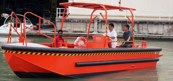 2021 New Model High Performing Speed Comfortable Buoyancy Pontoon Leisure Craft With Strong Support Capacity