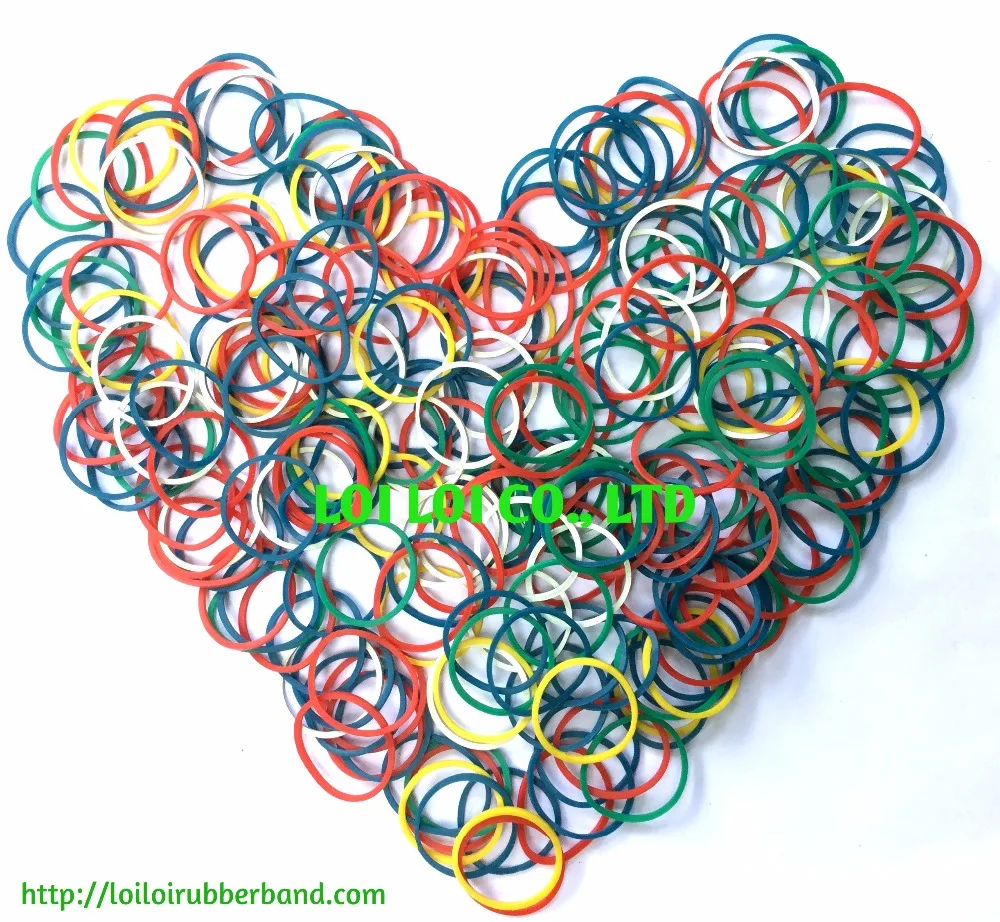 Factory supply Directly small natural Rubber band - Mix tiny poly Elastic Hair Bands Rubber