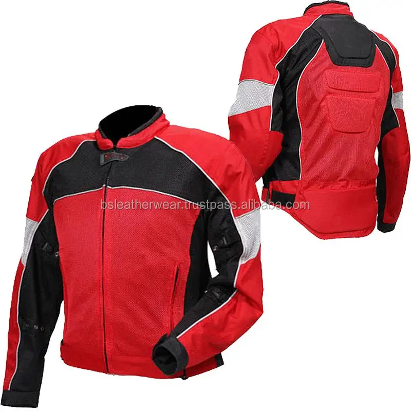 
Customized wholesale high visibility safety summer motorcycle cordura jacket 