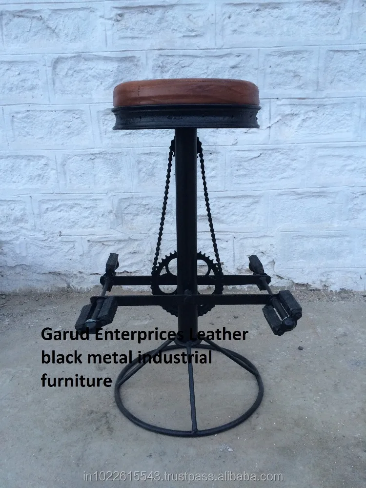 Industrial Vintage Cycle Style Bar Stool
