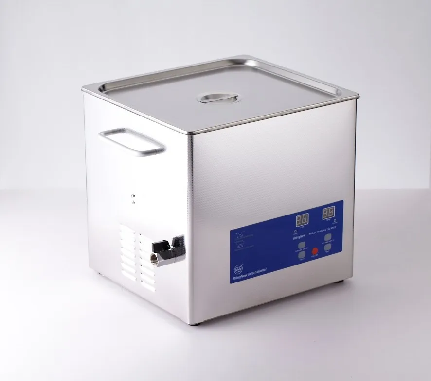 Powerful 660W Digital ultrasonic cleaner 15L with  certificate, Digital heater for lab ultrasonic cleaner