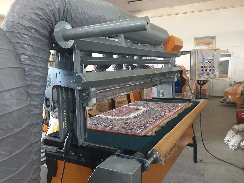 
Automatic Carpet Fuzz & Hair Remover and Packing Machine 