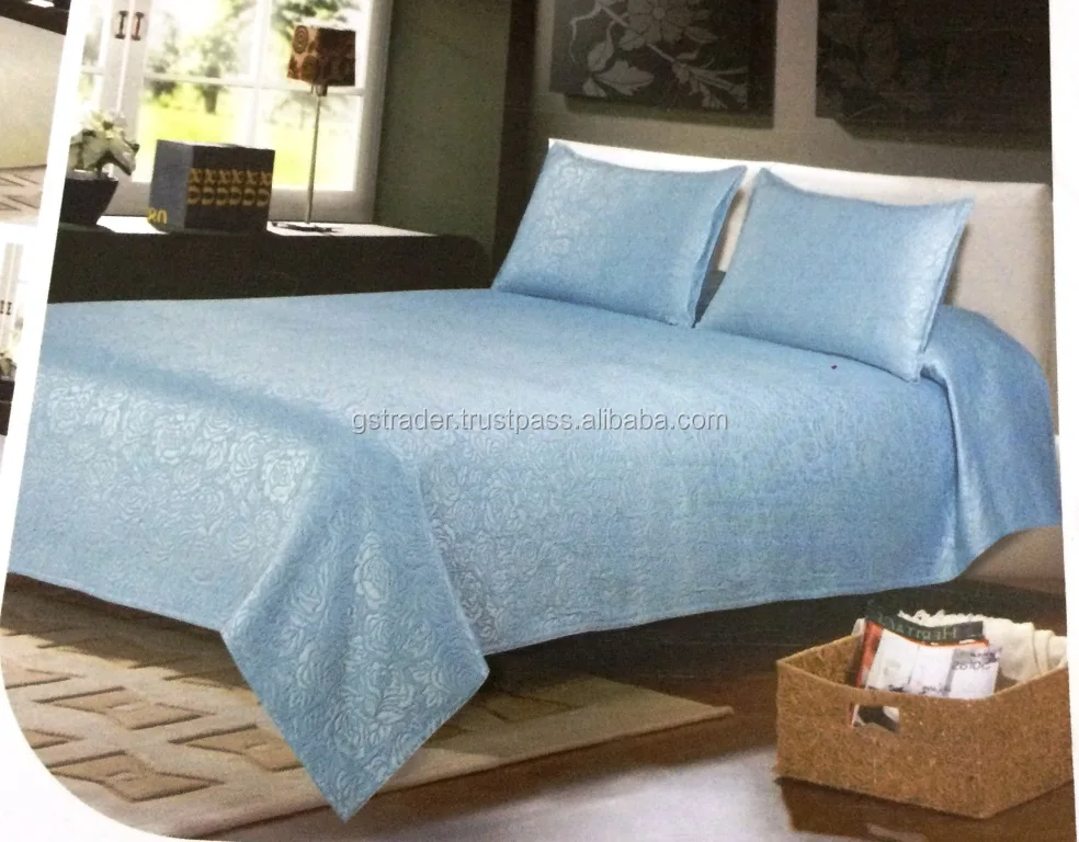 bed spread 100% indian cotton bed cover bedspread sheet from india