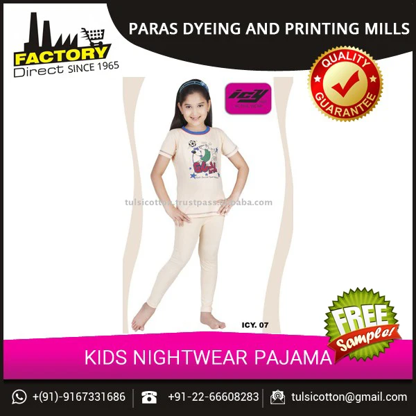 Kids Cotton Sleep Wear in Various Sizes and Patterns from Mozak Fashions