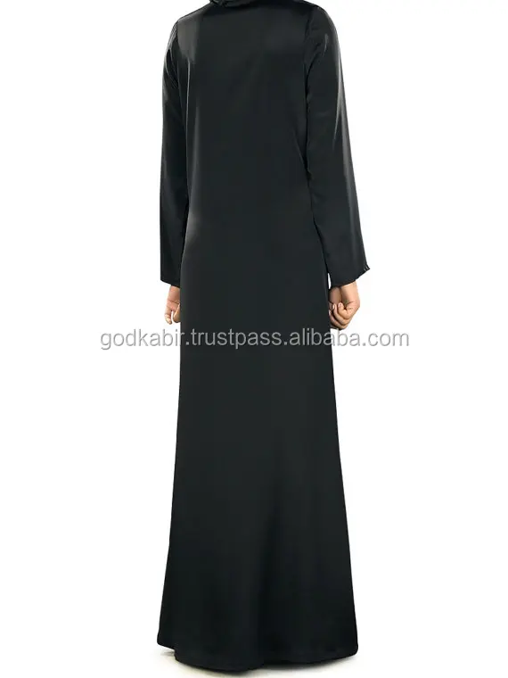 Evening party Wear,Embroidered Fathima Black Abaya/ Muslim Hijab Clothing/Elegant Islamic Clothing Burka/Formal