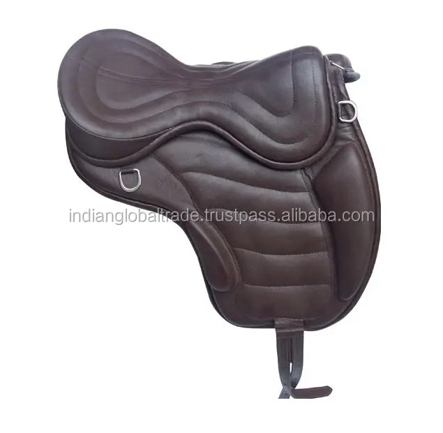 Индийское синтетическое седло без троса | Седло для упражнений для лошадей, седла для лошадей из синтетического волокна