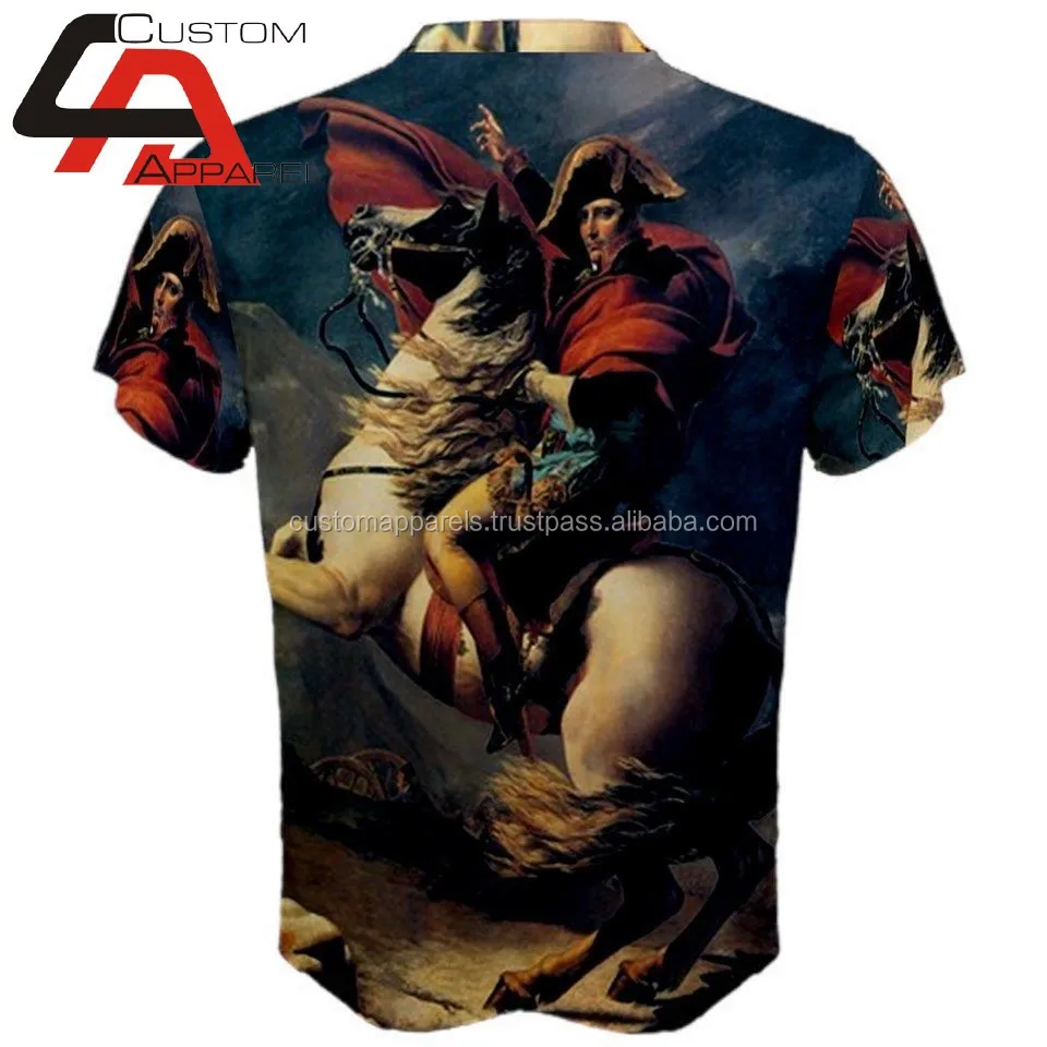 3D New 2015 Wholesale 100% Polyester Sublimation horses T Shirts / full sublimated shirts for Men from Pakistan