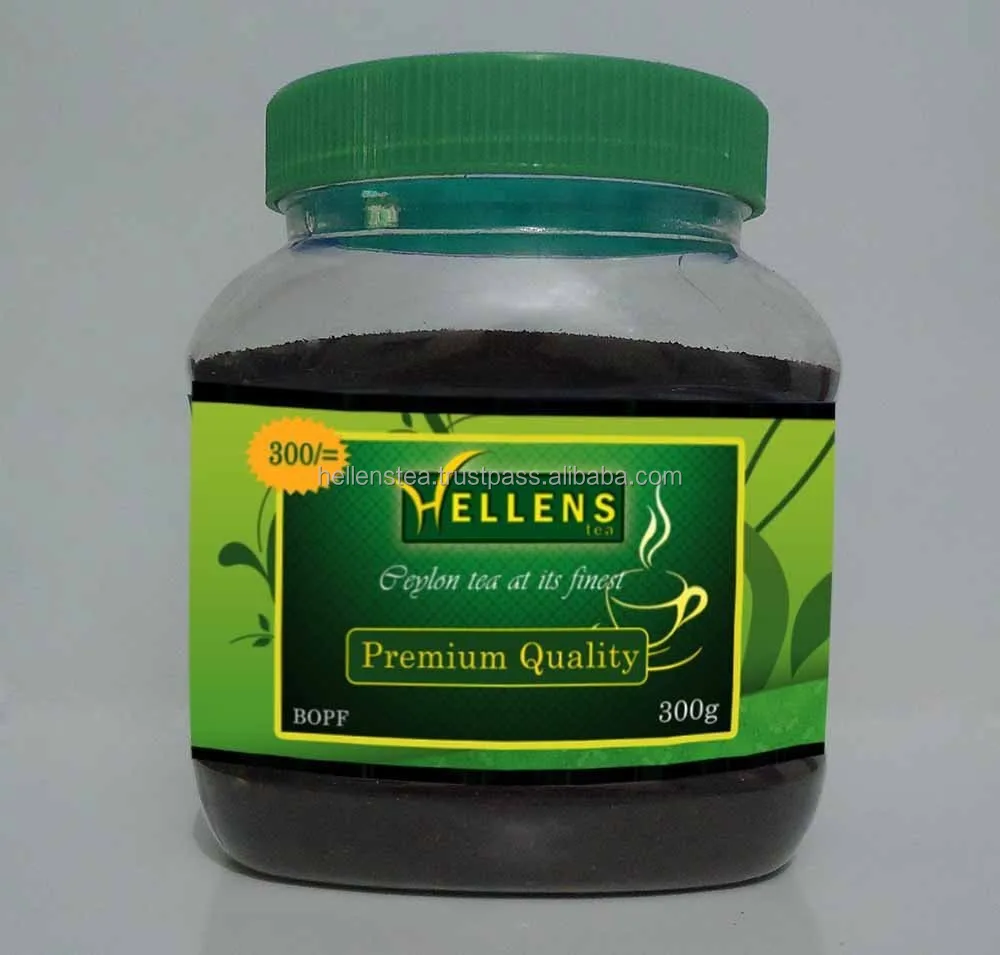 Hellens Stay-Fresh Organic Black Tea Bottle BOPF High-Grade Organic Tea Sri Lanka Fresh Highland Health Tea Bulk Bags Boxes