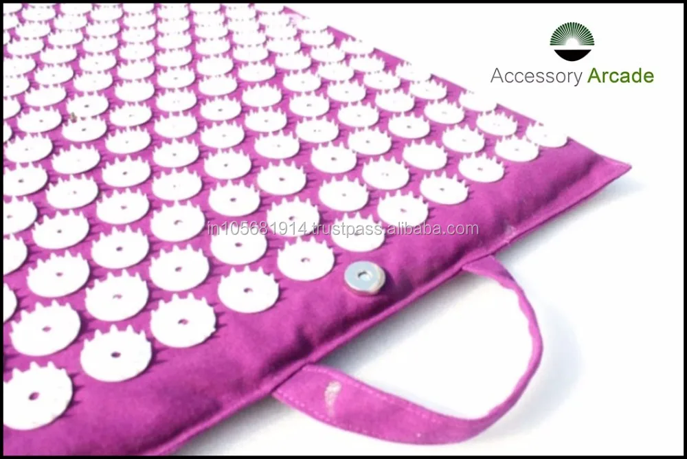 2021 Best quality Popular Shakti Nail Mat spike without glue Acupressure therapy Massage Mat Indian supplier