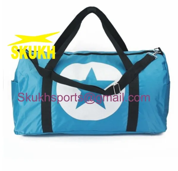 High Quality Blue Duffel Gym Bag for Sports Wholesale Traveling Bags for Gym & Sports Usage