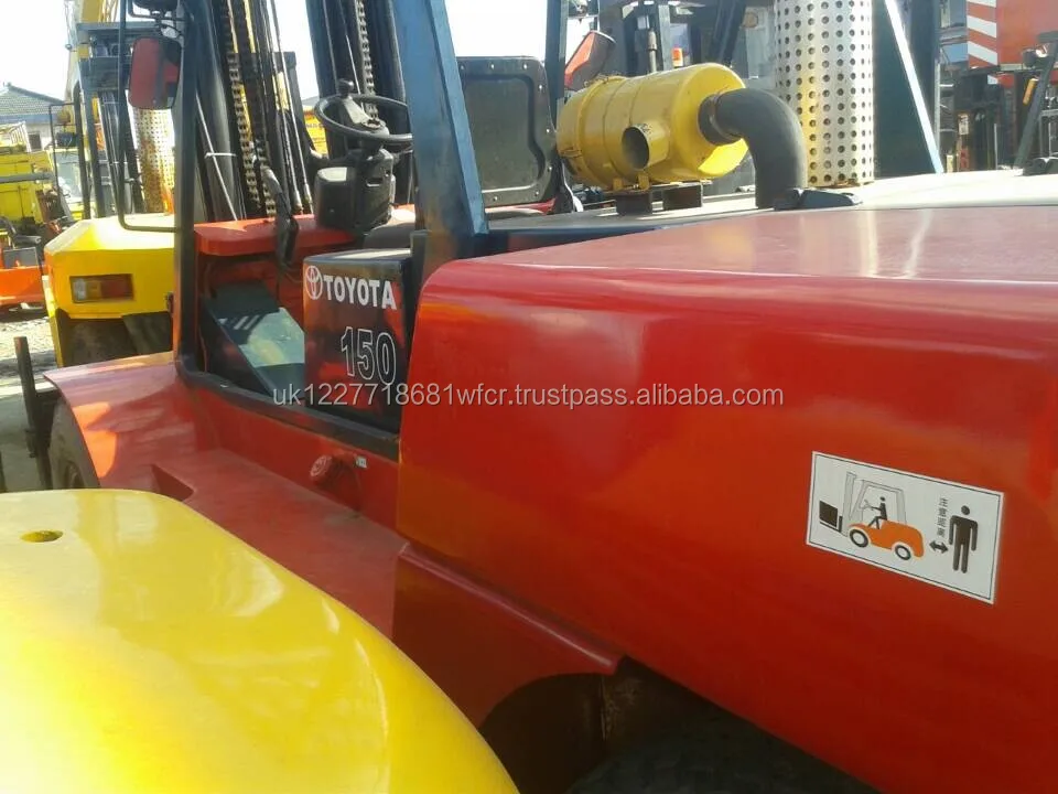 used japan made high quality Toyot FD150 forklift for sale