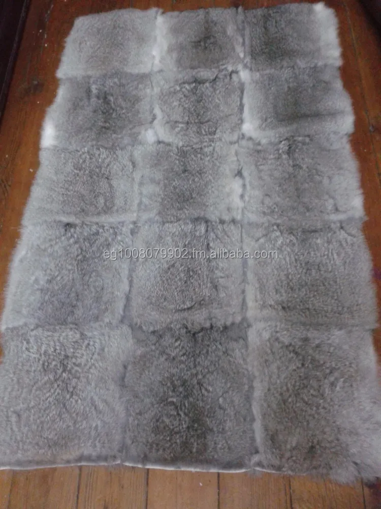 Natural rabbit skin plates