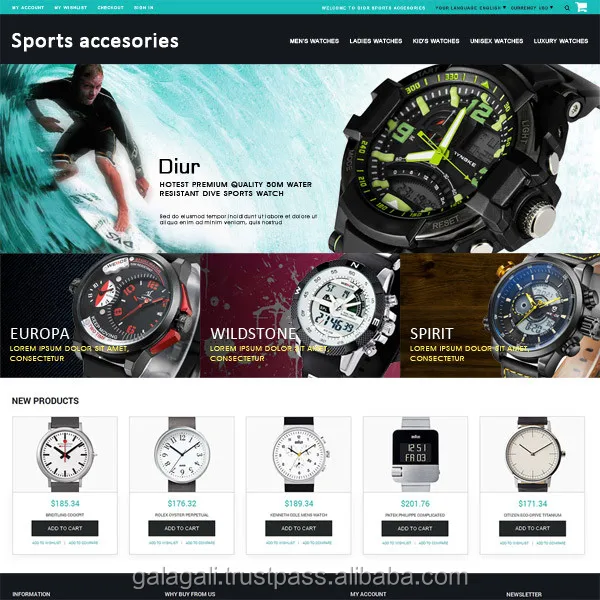 Alibaba Online Wholesale Shopping Website Design and Web Development in Magento with SEO