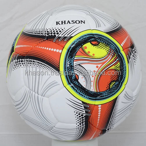 High quality size 5 customised newest design machine stitched TPU football for training and promotion