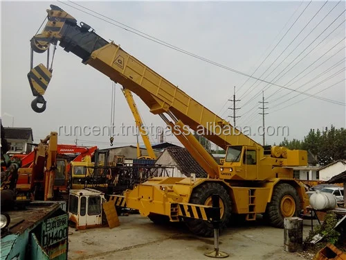 Used Grove terrain truck crane RT980 80ton high quality terrain crane original Germany truck crane