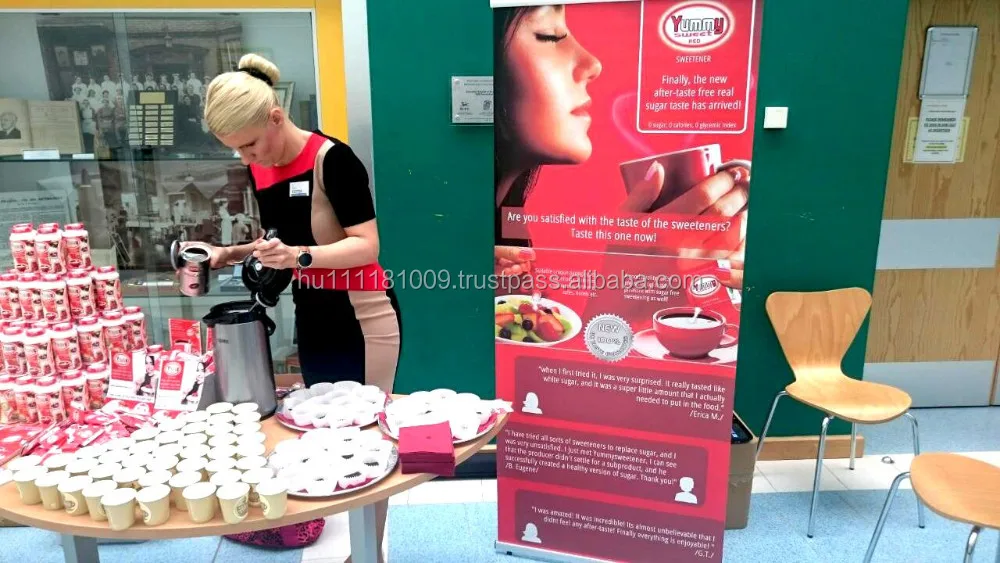 Sugar taste sachet sweetener for restaurants hotels events