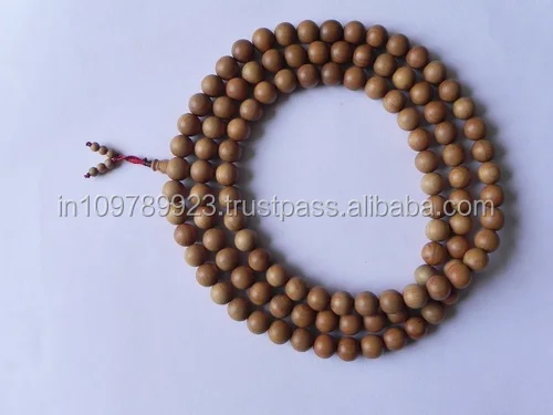handmade-wooden souvenir 108 beads buddhist sandal wood crafts