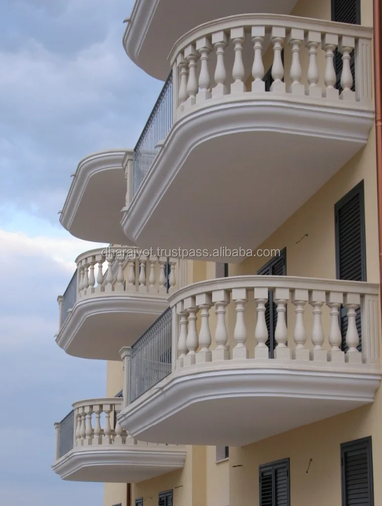 sandstone balustrades for outside balcony