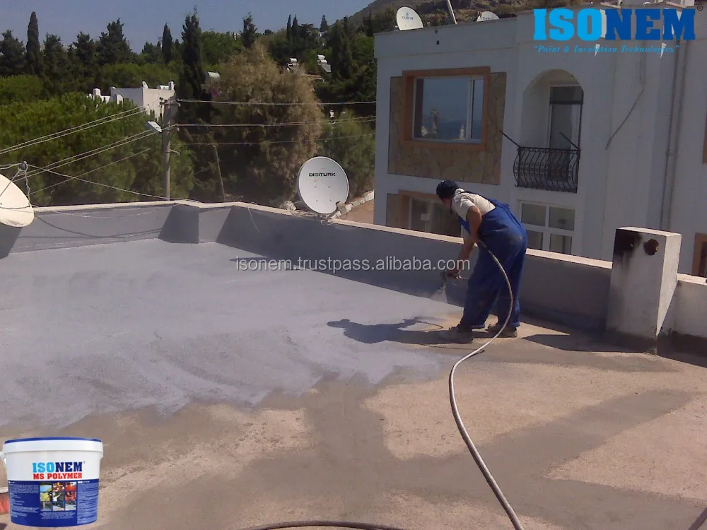 Hot Selling LIQUID ISONEM MS Waterproofing Paint for Flooring Modern Design for Concrete Metal Roof Walls