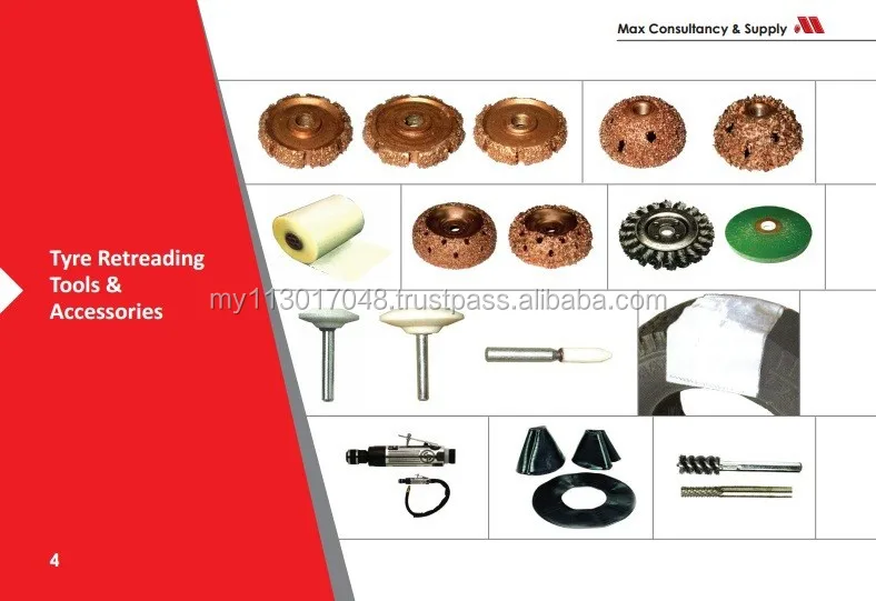 Malaysia Preferred Franchising Program of Tyre Retreading Industries Quality Assured Tailored Made Rubber Compound