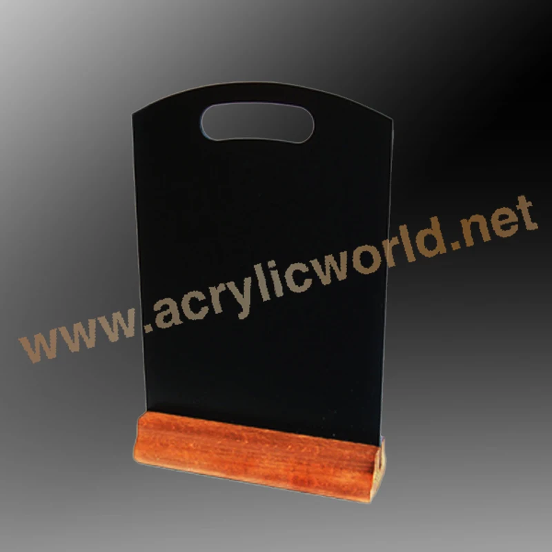 table wood display stand/ wood restaurant sign /menu cover