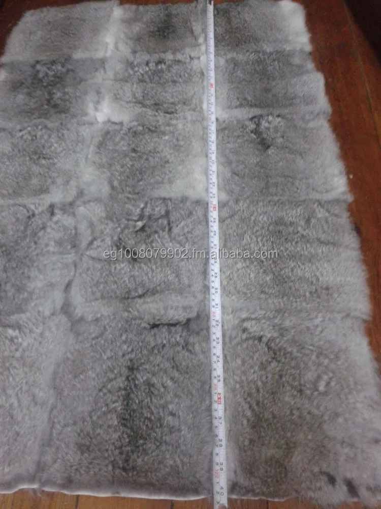 Natural rabbit skin plates