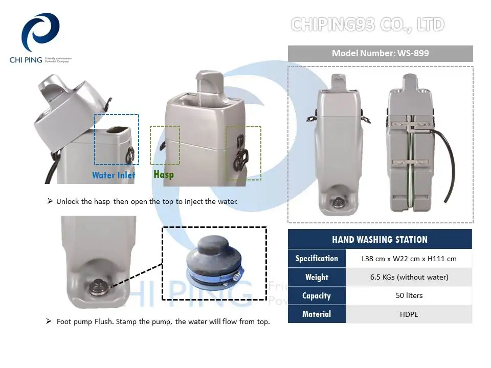 Chemical Resist Sink Hand Wash Basin Portatil Lavabo