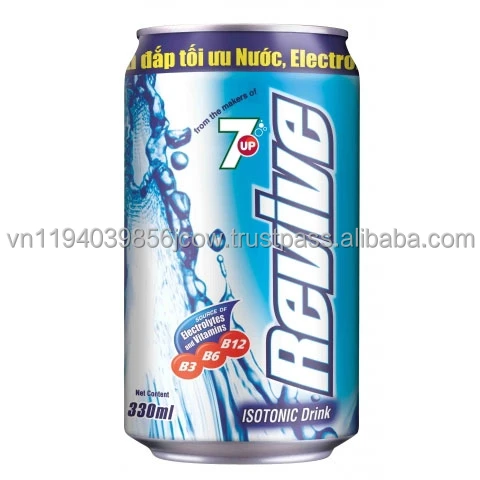 
7UP REVIVE in can 330 ml soft drink FMCG product 