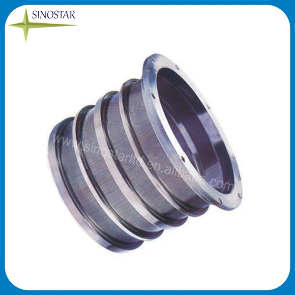 paper mill pressure screen inflow hole basket