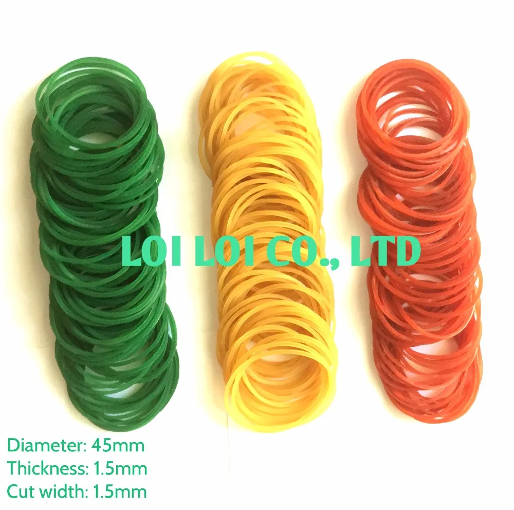 Dia 45mm natural rubber band 70% quality / Colored rubber band Vietnam latex-free Shockproof O-Ring Cheap Price from factory