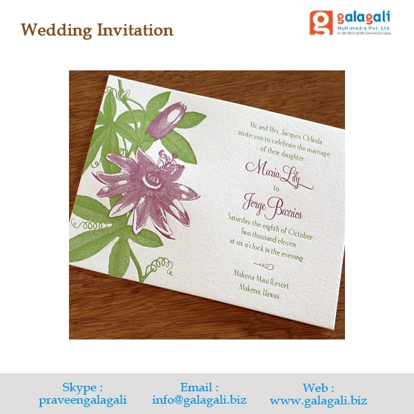 New Design Attractive Wedding Invitation Cards from India at Best Price - Graphic Designing