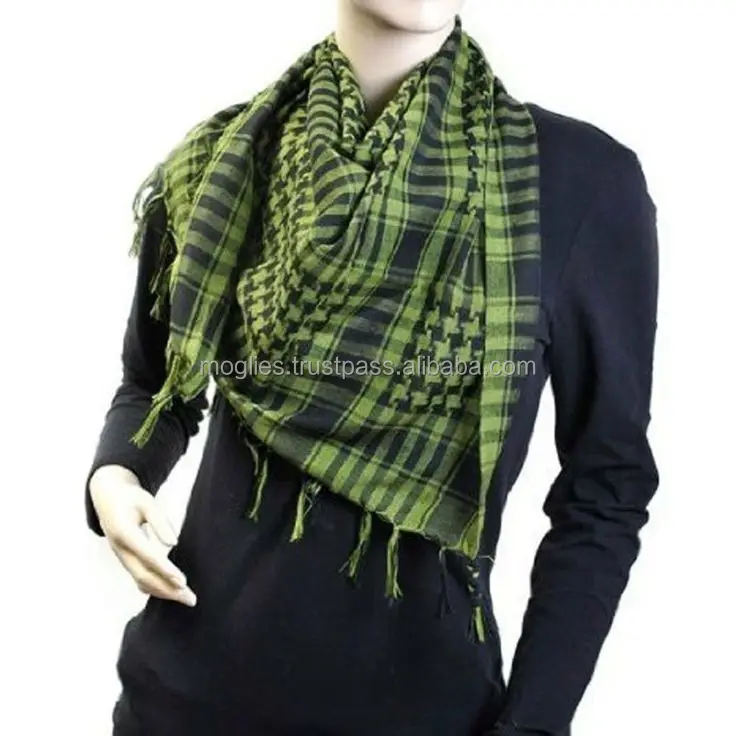 100% coton yarn dye jacquard made  scarf with good quality arabic scarf, shemagh, keffiyeh