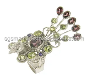Ring 925 stone silver Jewelry Wholesale Factory in Thailand..