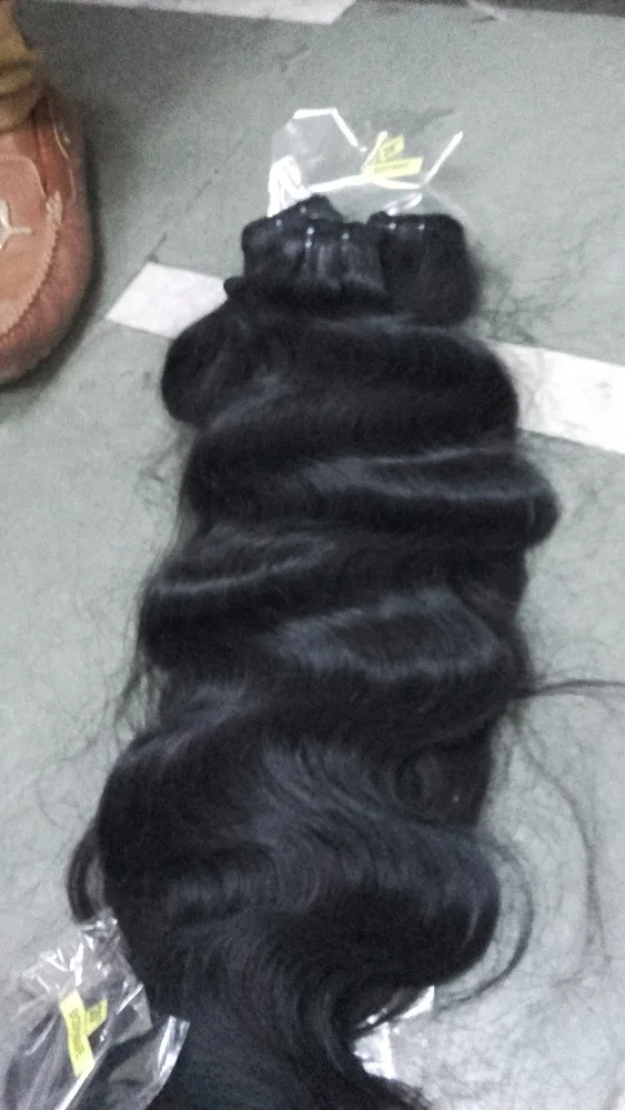 
100% virgin indian human hair extension from Indian factory 