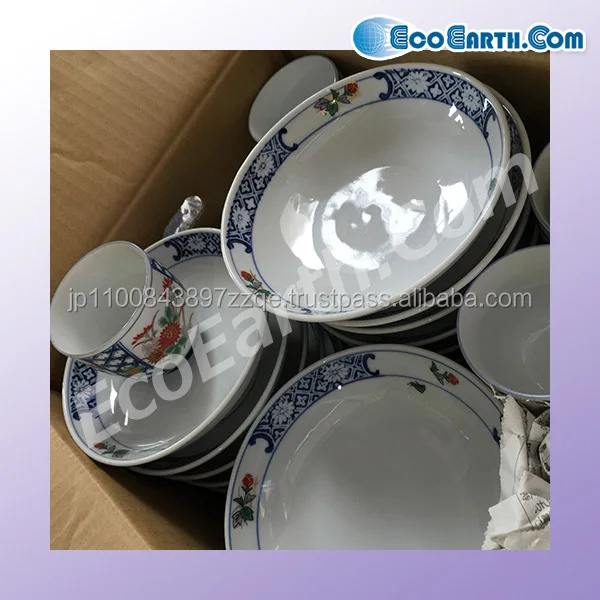  Различные типы керамических тарелок б/у по низкой цене от японской