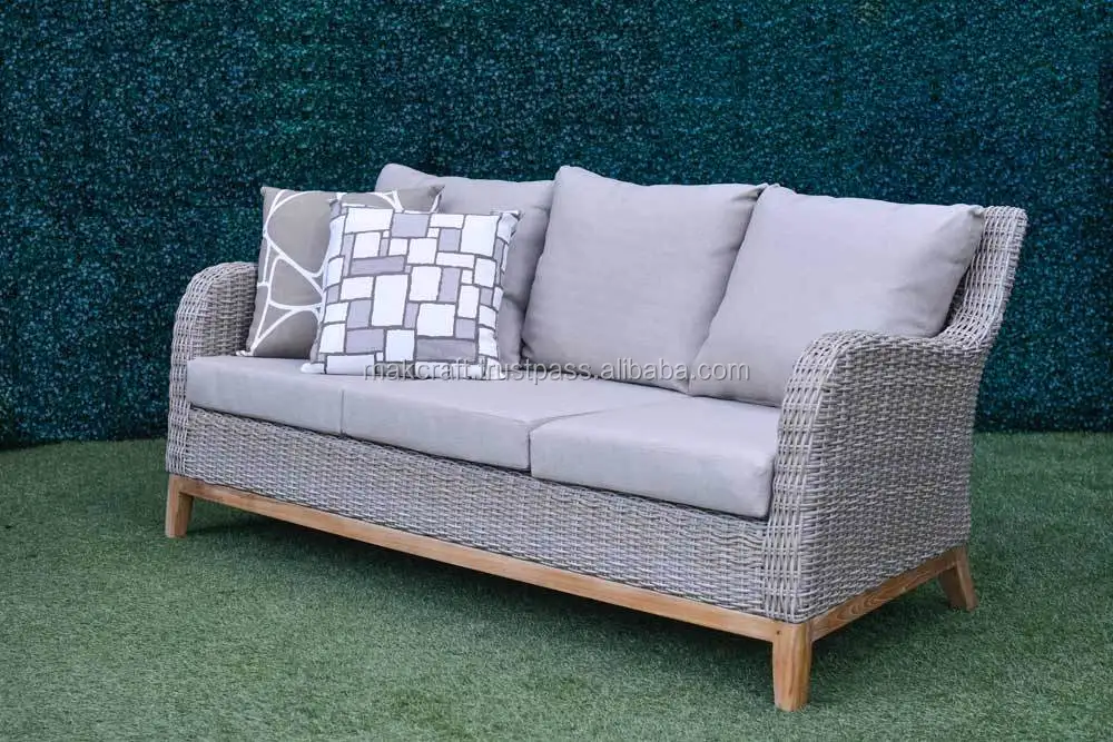 Poly Rattan Garden Outdoor Wicker Patio Sofa Set Furniture