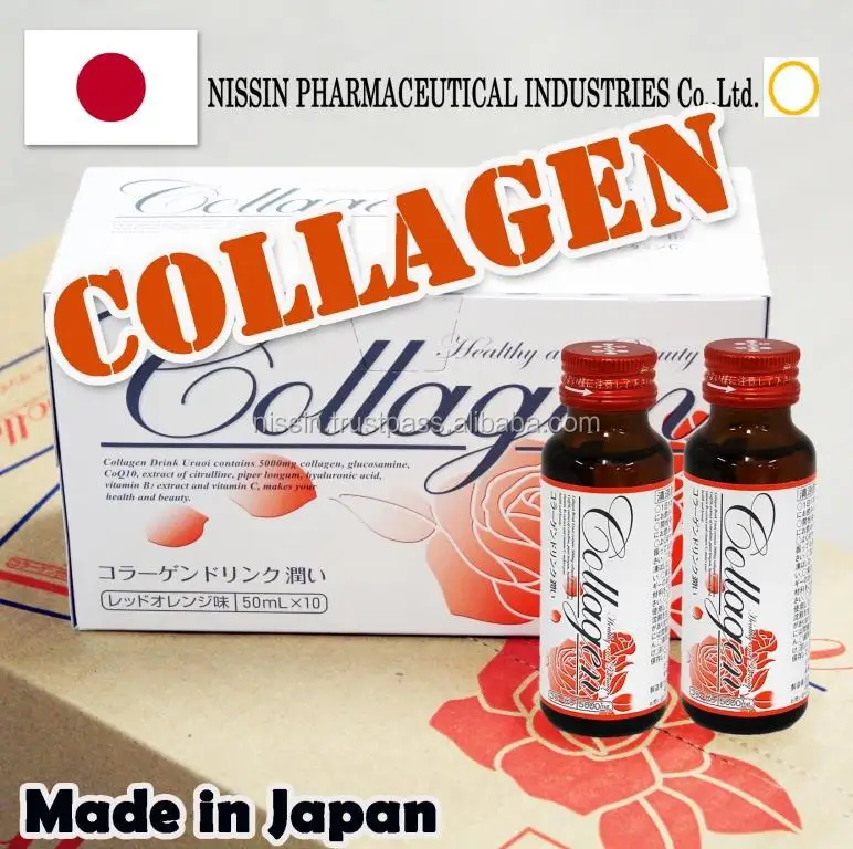 Blends Glucosamine and collagen for joint pain relief / Red Orange flavored juice