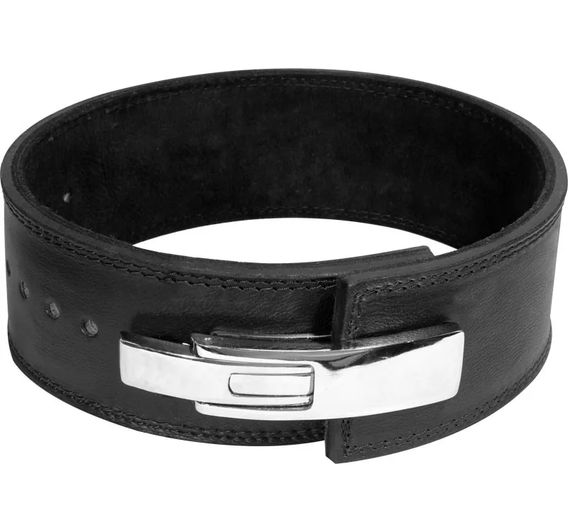 Powerlifting Lever Belt 13mm Top Layer Cow Hide 4 Inch Wide Heavy Duty For Extreme Weight Lifting