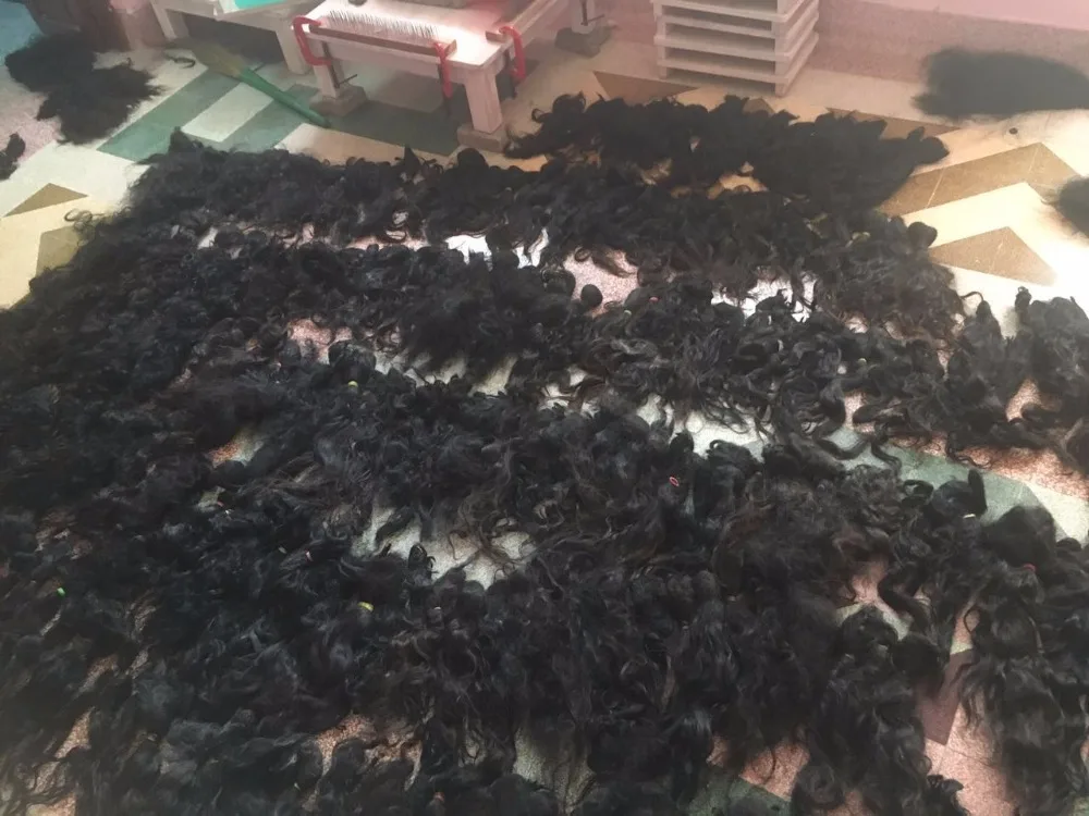 
RAw Unprocessed Full Cuticle Remy Natural Raw indian Virgin Human Hair Straight wavy Curly Accept PayPal 