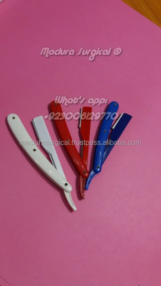  Раздвижная матовая черная бритва с лезвием