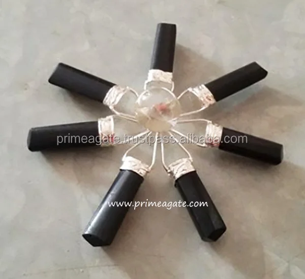 Black Tourmaline Energy Generator With Crystal Ball for sale