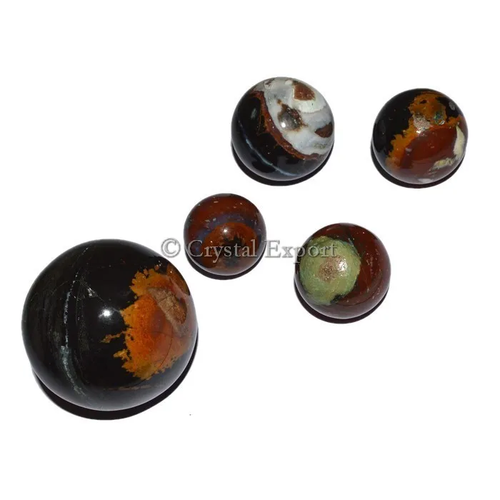 Black And White Jasper Ball : Gemstone Spheres
