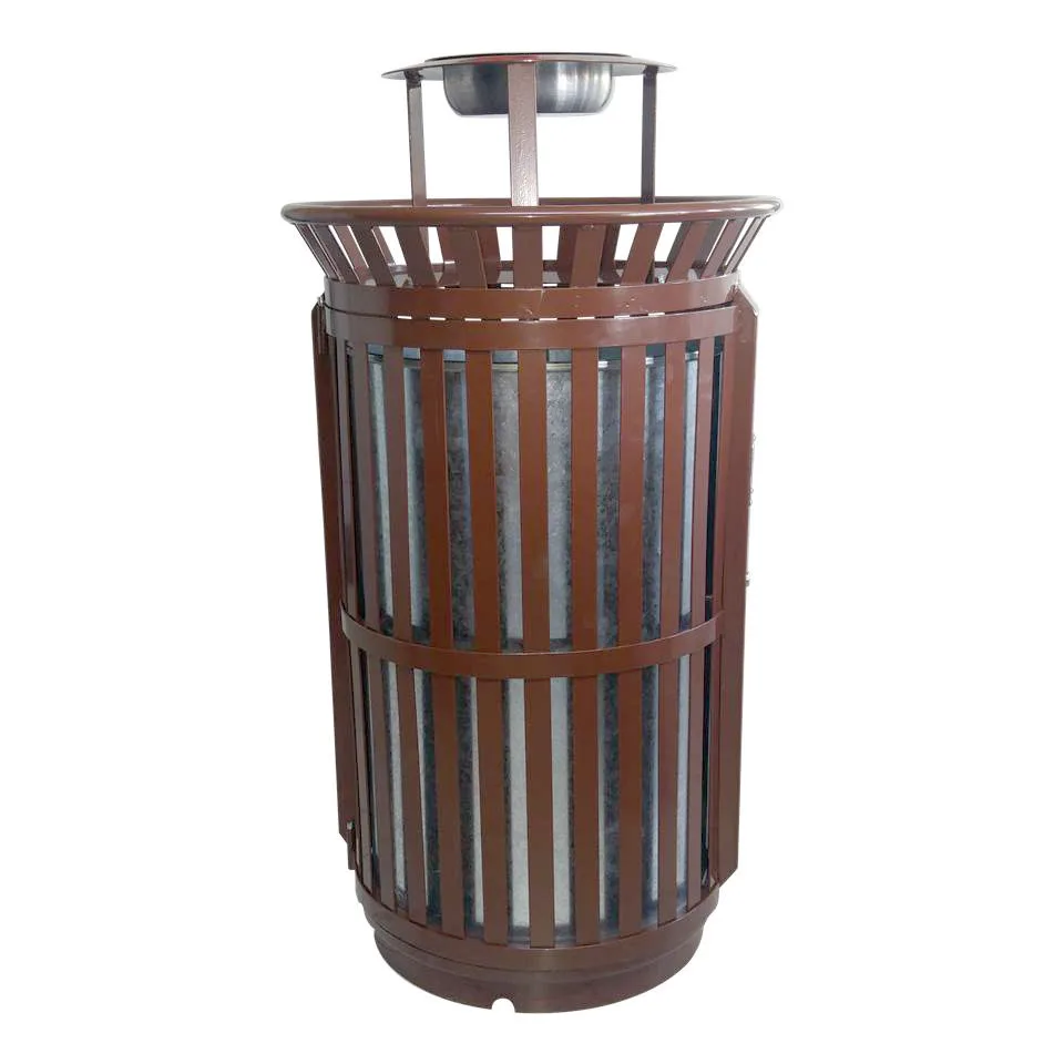 130L Metallic Waste Bin with Door and Locking System with Key GMD 130