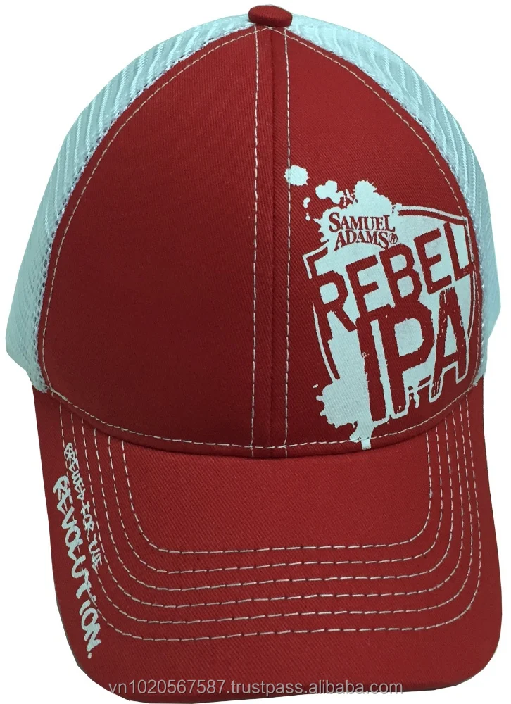 Screenprint Cotton & Mesh Cap