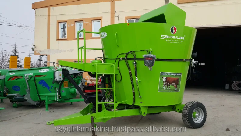 Forage Feeders From Turkey 8 Cbm  Feed Pellet Machine Hot Sale Animal