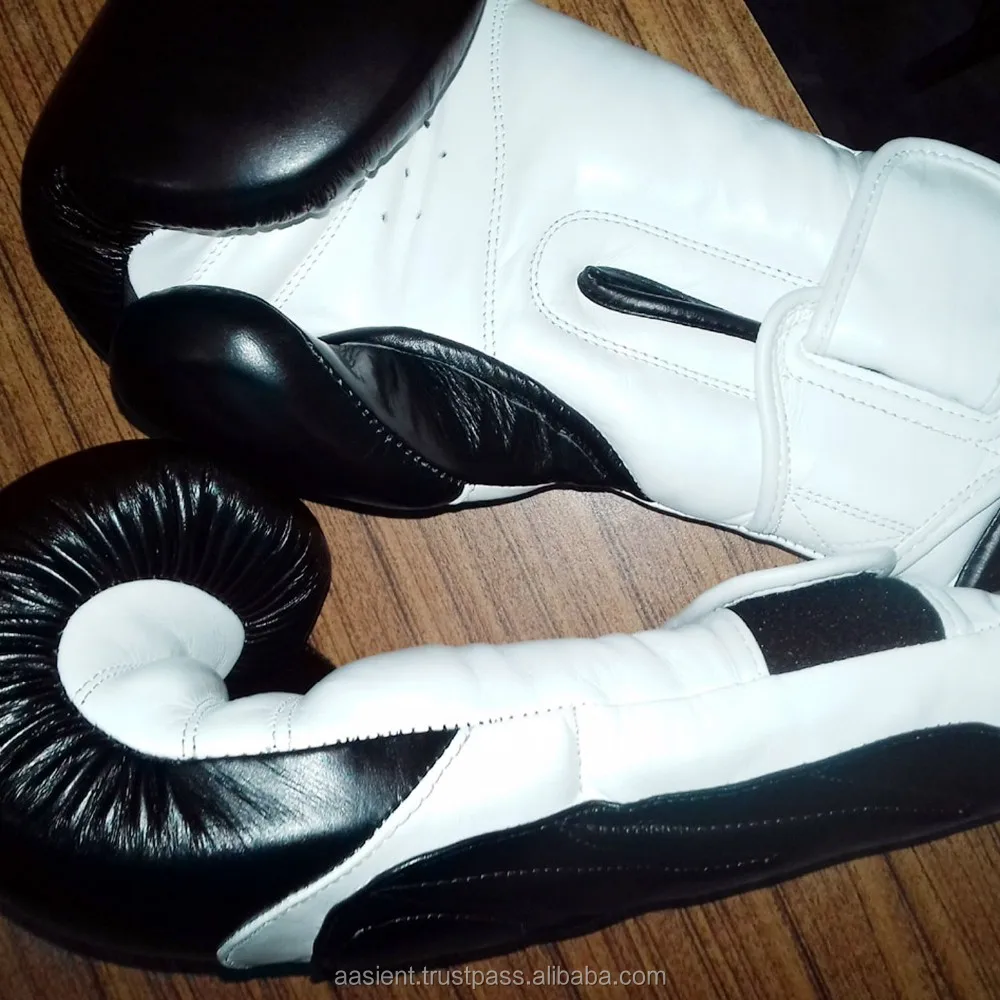 Special Muay Thai Boxing Gloves 12 14 16 oz Black White Red Blue