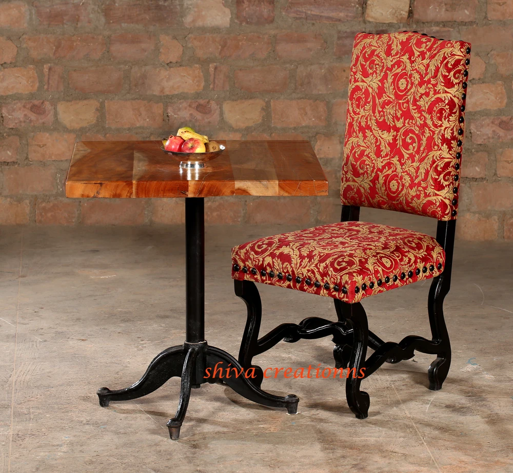 Vintage Industrial Restaurant Furniture/Iron Wooden Table & Chairs(IRF--001)